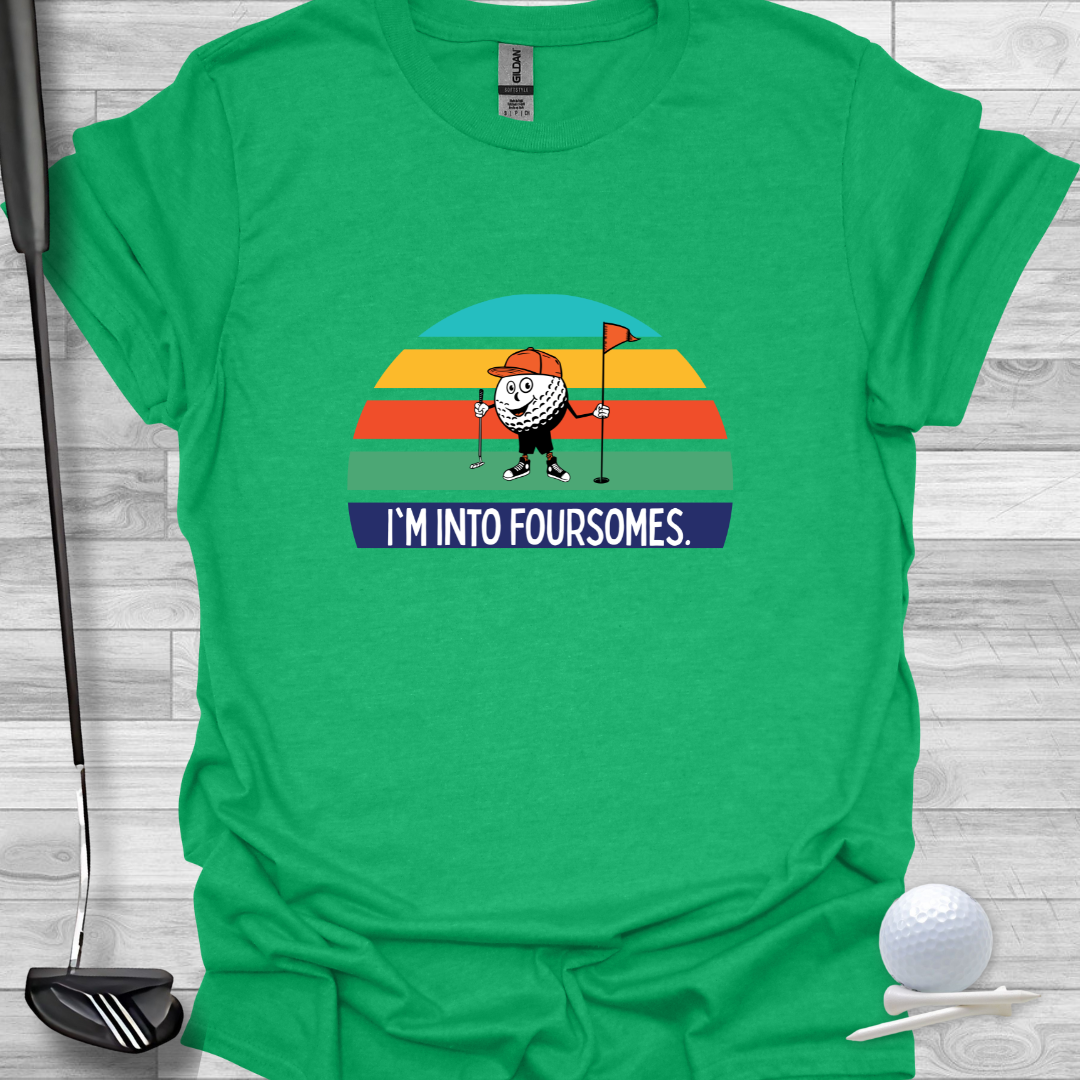 I’m Into Foursomes: Funny Golf Unisex Softstyle T-Shirt