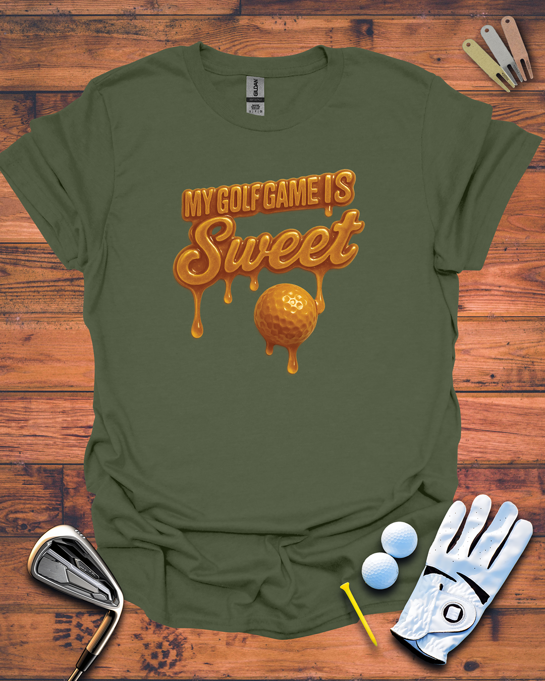 My Golf Game Is Sweet: Funny Golf Gift T-Shirt