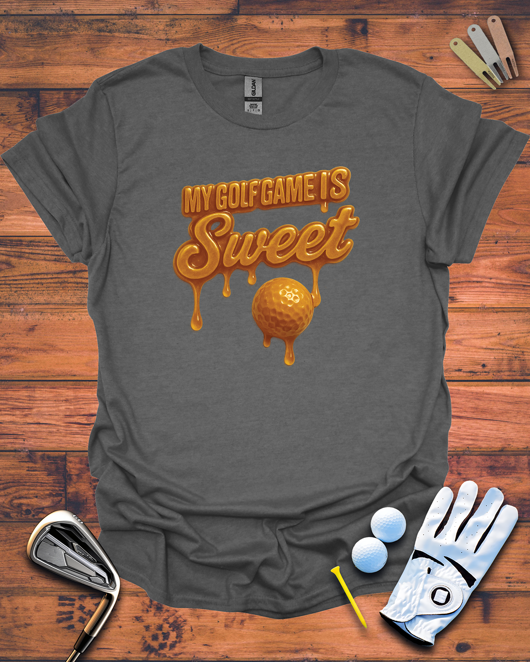 My Golf Game Is Sweet: Funny Golf Gift T-Shirt