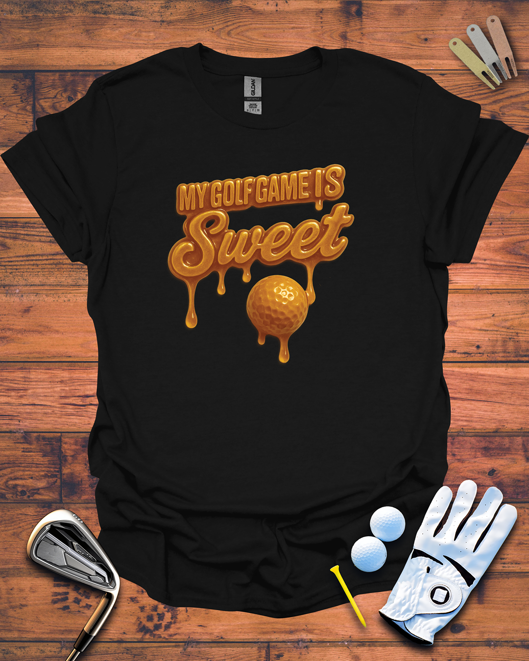 My Golf Game Is Sweet: Funny Golf Gift T-Shirt