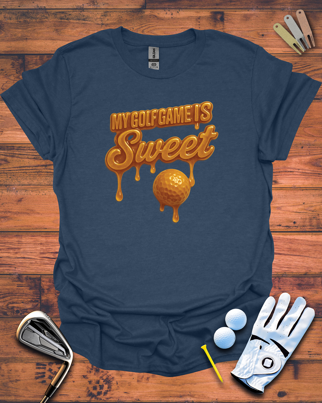 My Golf Game Is Sweet: Funny Golf Gift T-Shirt