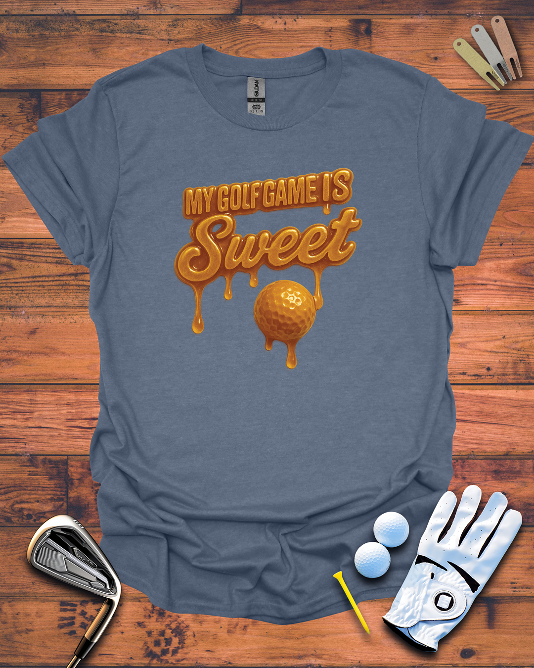 My Golf Game Is Sweet: Funny Golf Gift T-Shirt