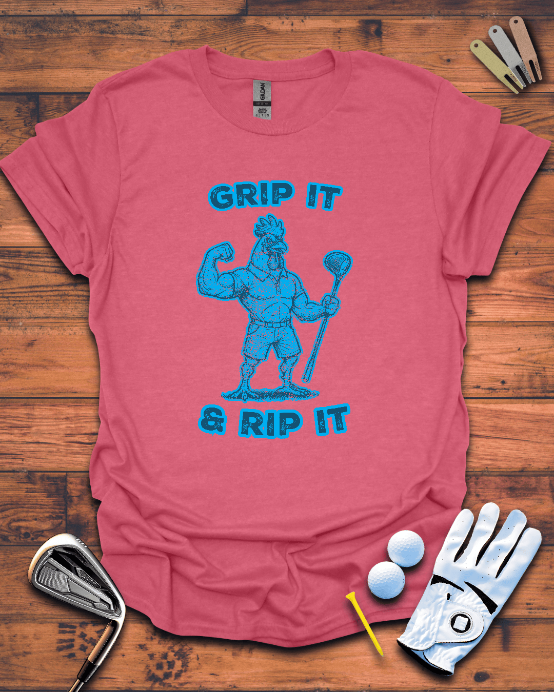 Grip It and Rip It: Funny Golf Gift T-Shirt