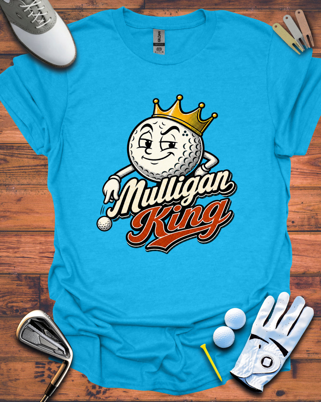 Golf T-Shirt — "Mulligan King"