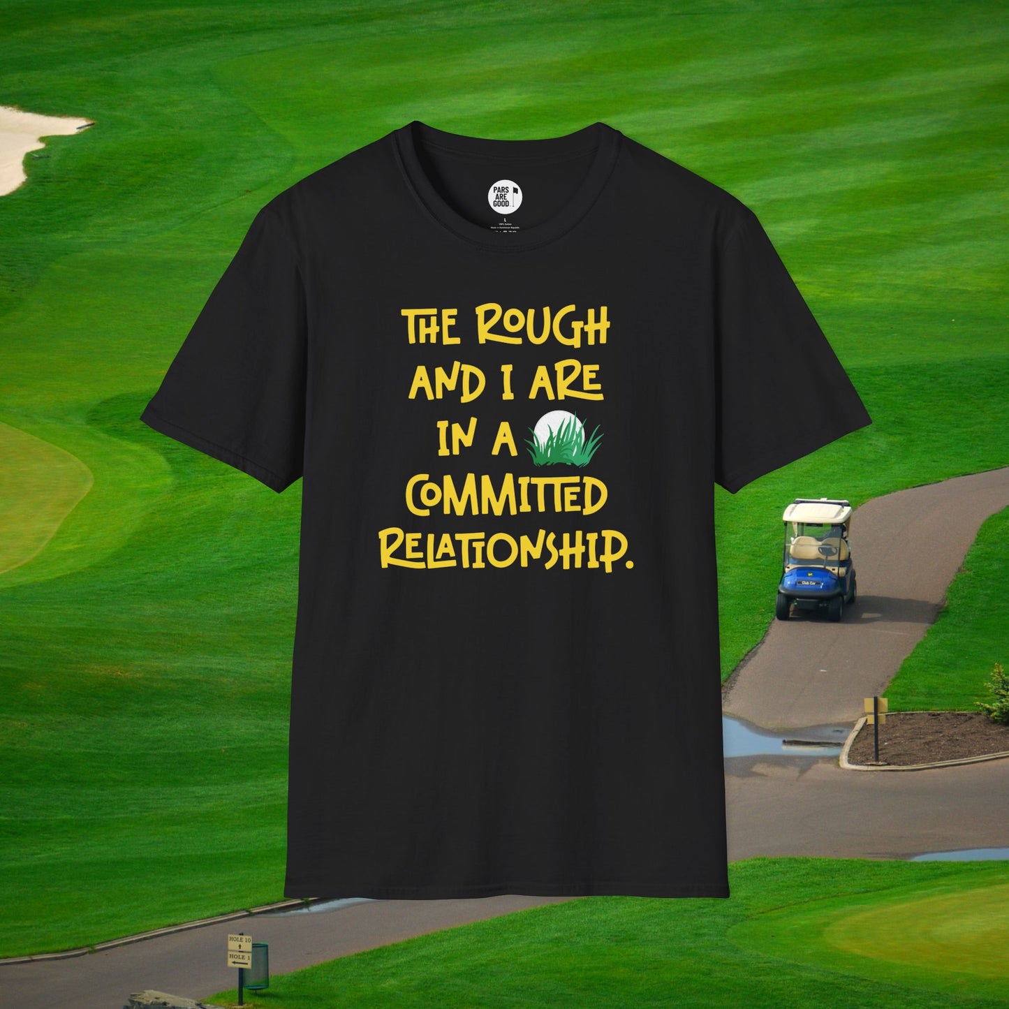 Rough Relationship: Funny Golf Unisex Softstyle T-Shirt