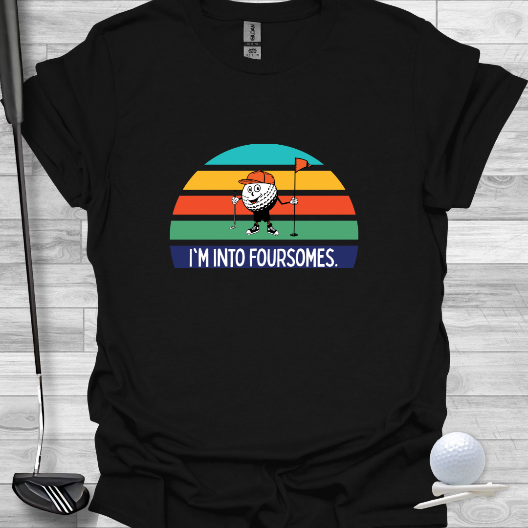 I’m Into Foursomes: Funny Golf Unisex Softstyle T-Shirt