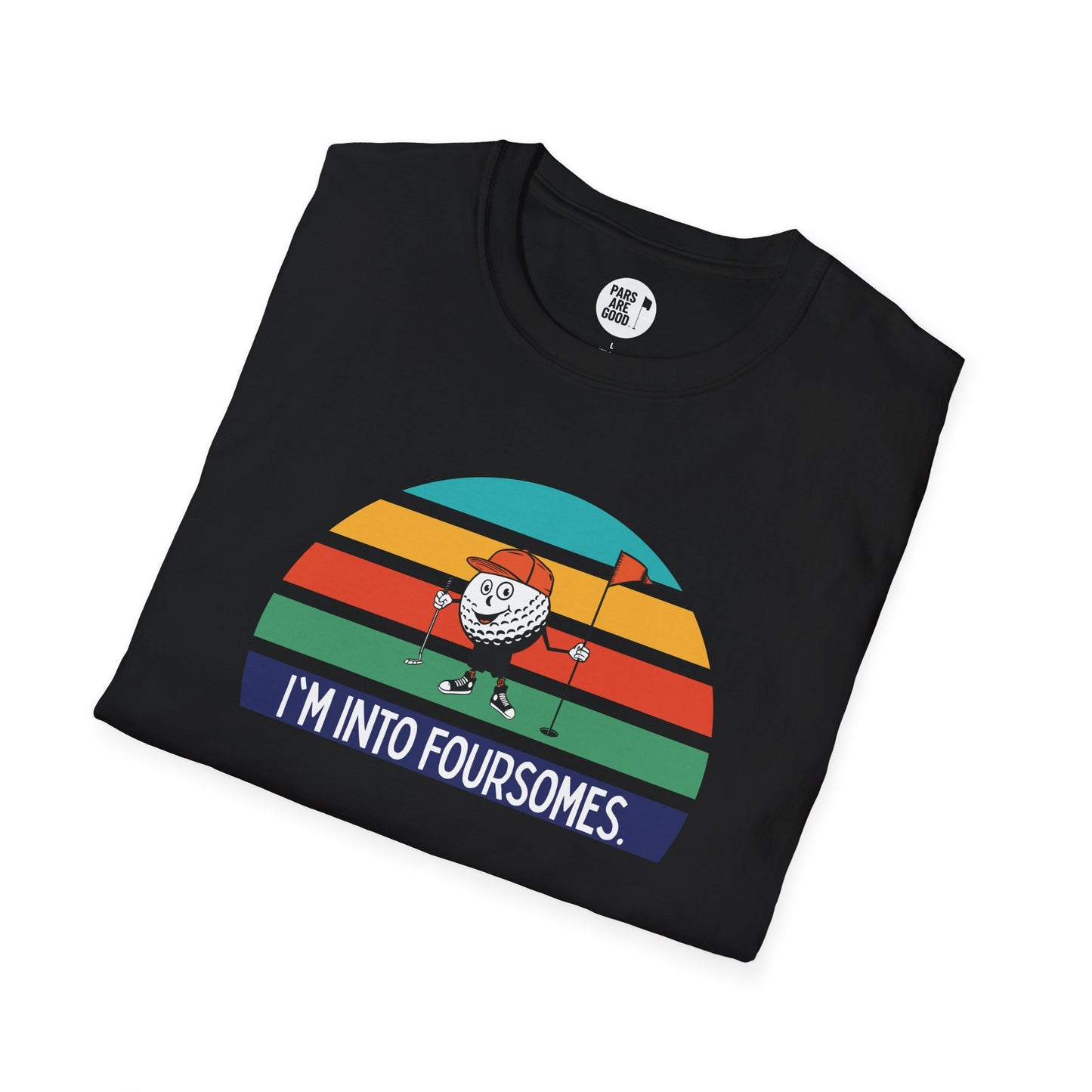 I’m Into Foursomes: Funny Golf Unisex Softstyle T-Shirt