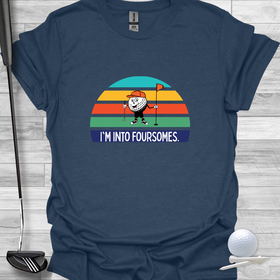 I’m Into Foursomes: Funny Golf Unisex Softstyle T-Shirt