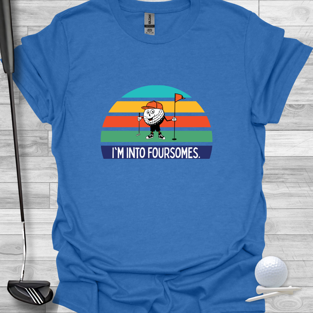 I’m Into Foursomes: Funny Golf Unisex Softstyle T-Shirt