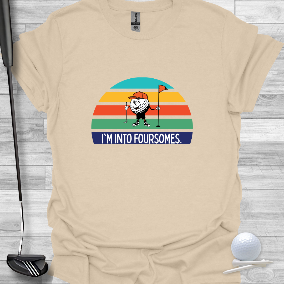 I’m Into Foursomes: Funny Golf Unisex Softstyle T-Shirt
