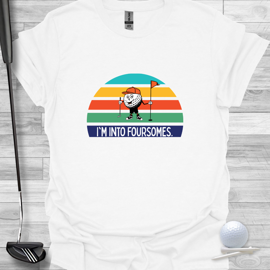 I’m Into Foursomes: Funny Golf Unisex Softstyle T-Shirt