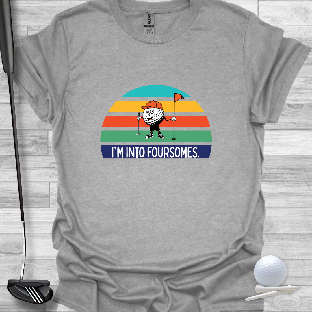 I’m Into Foursomes: Funny Golf Unisex Softstyle T-Shirt