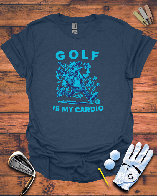 Golf Is My Cardio: Unisex Softstyle T-Shirt, Funny Golf Gift T-Shirt