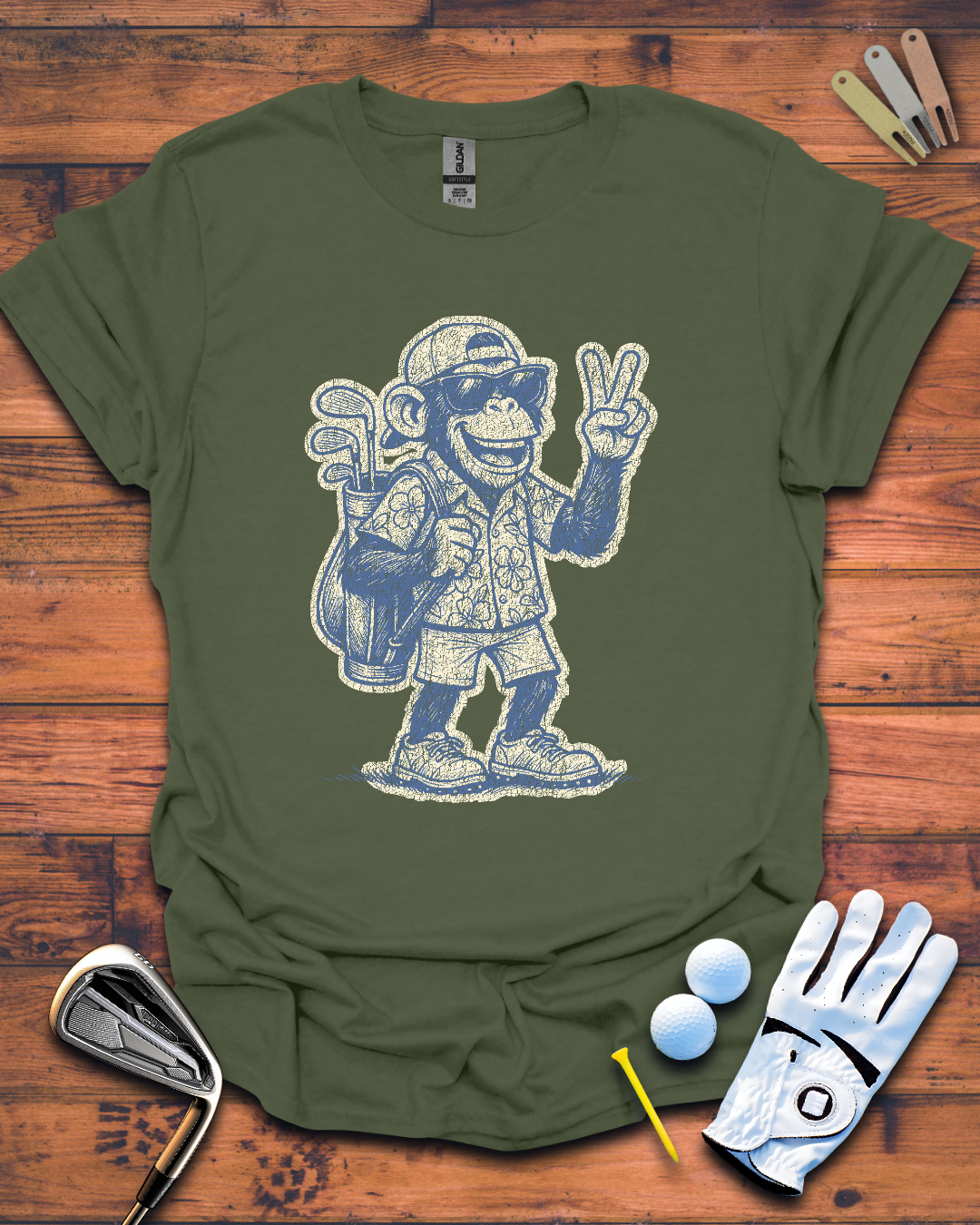 Bananas? No. Birdies? Yes.: Unisex Softstyle T-Shirt, Funny Golf Gift T-Shirt