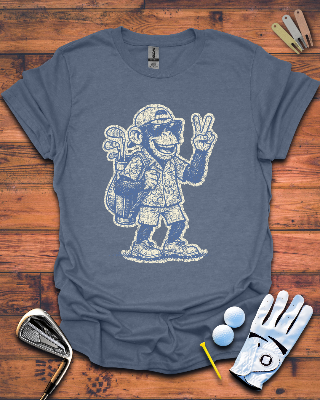 Bananas? No. Birdies? Yes.: Unisex Softstyle T-Shirt, Funny Golf Gift T-Shirt