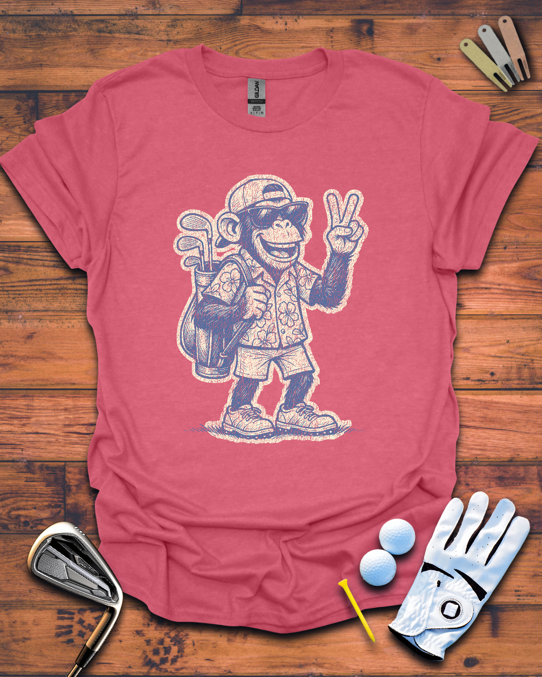 Bananas? No. Birdies? Yes.: Unisex Softstyle T-Shirt, Funny Golf Gift T-Shirt