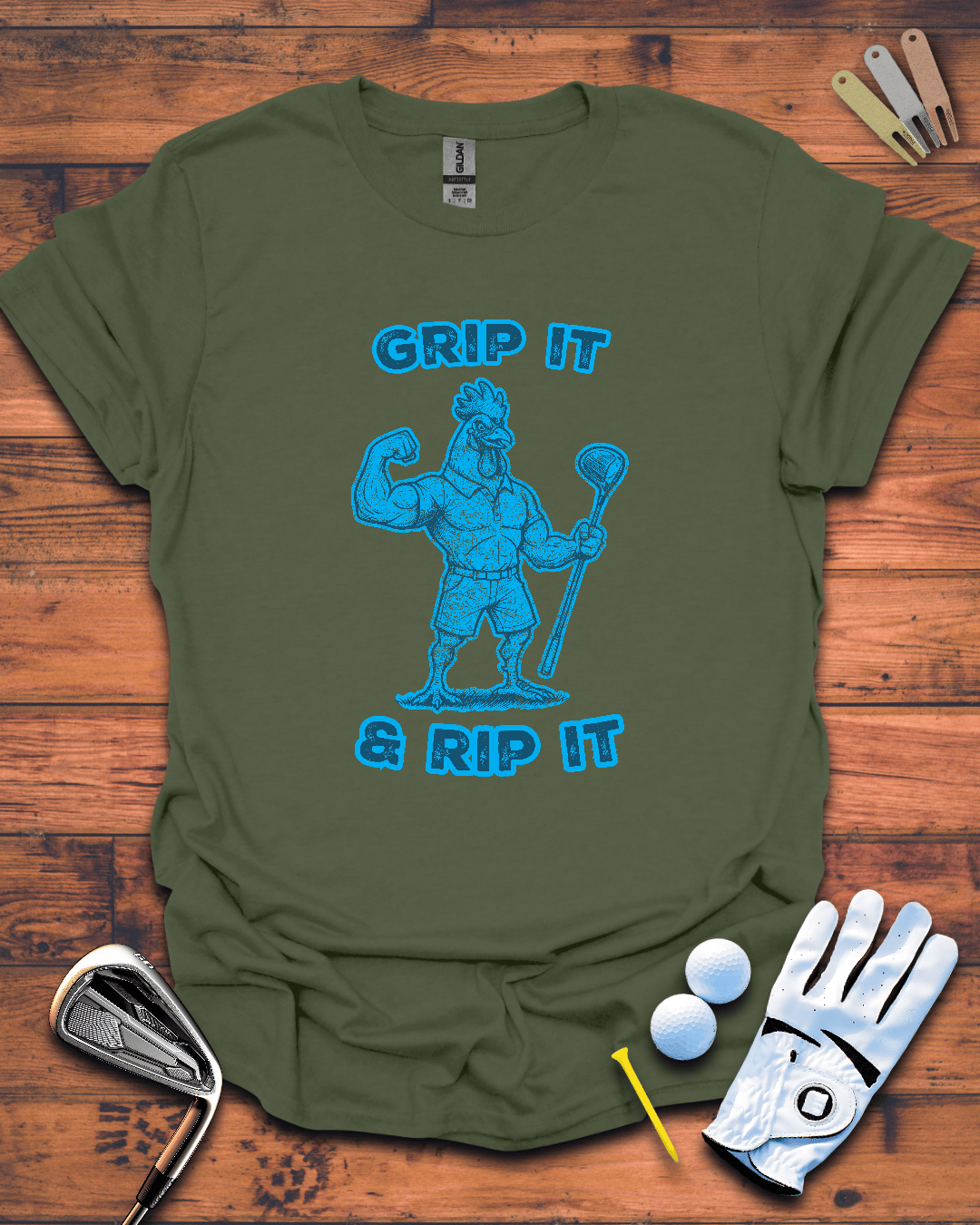 Grip It and Rip It: Funny Golf Gift T-Shirt