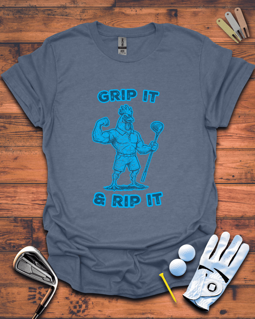 Grip It and Rip It: Funny Golf Gift T-Shirt