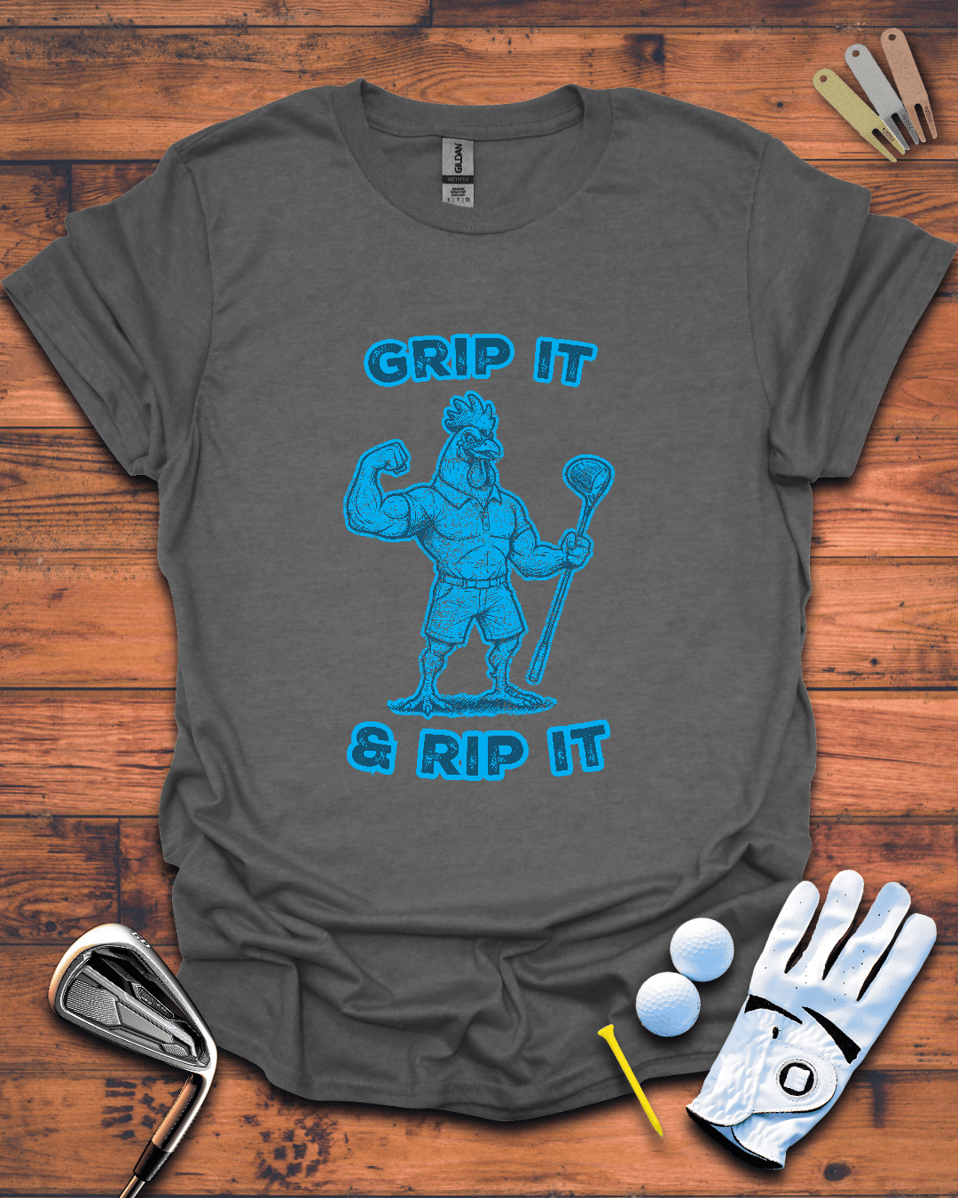 Grip It and Rip It: Funny Golf Gift T-Shirt