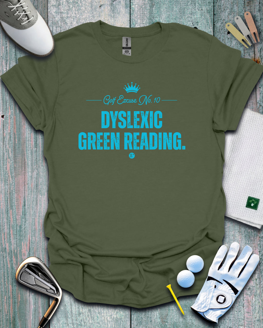 Dyslexic Green Reading.