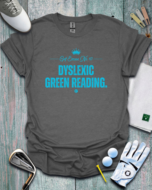 Dyslexic Green Reading.
