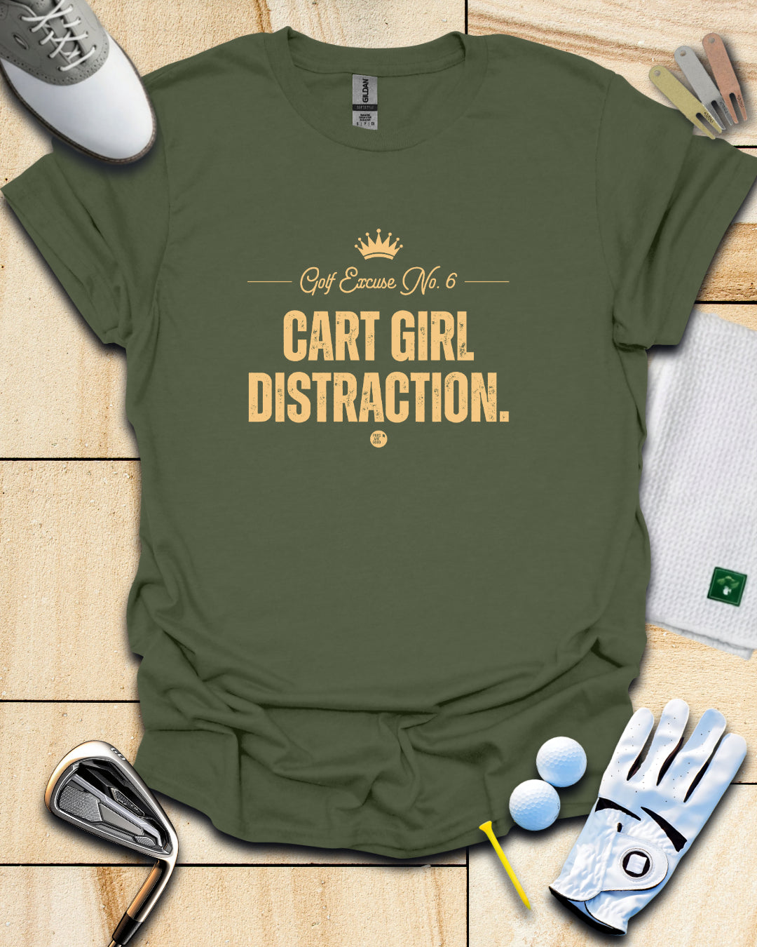 Cart Girl Distraction.