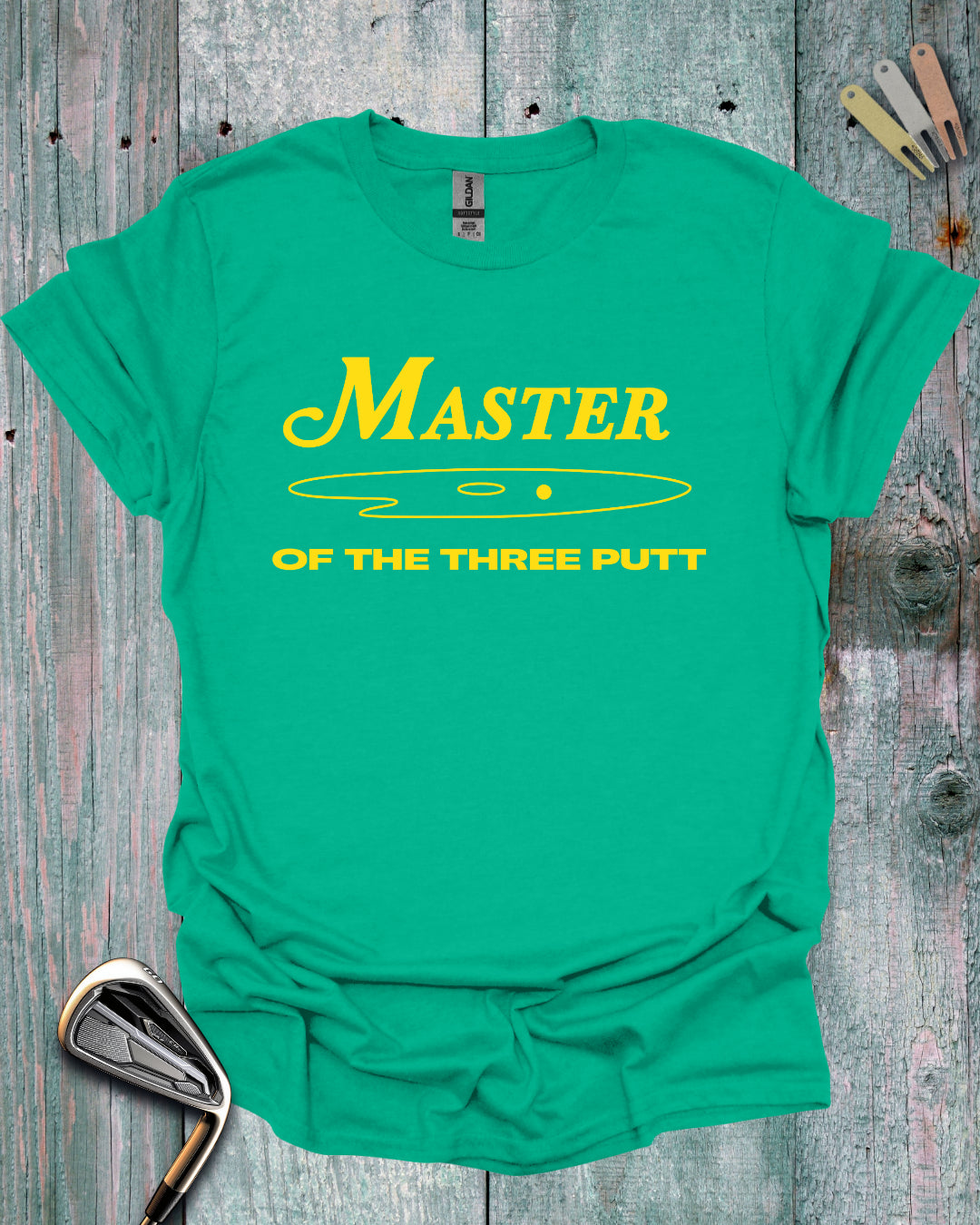 Master of the Three Putt - Golf T-Shirt, Funny Golf Gift T-Shirt