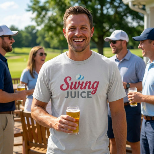 Swing Juice T-Shirt — Golf Drinking Tee