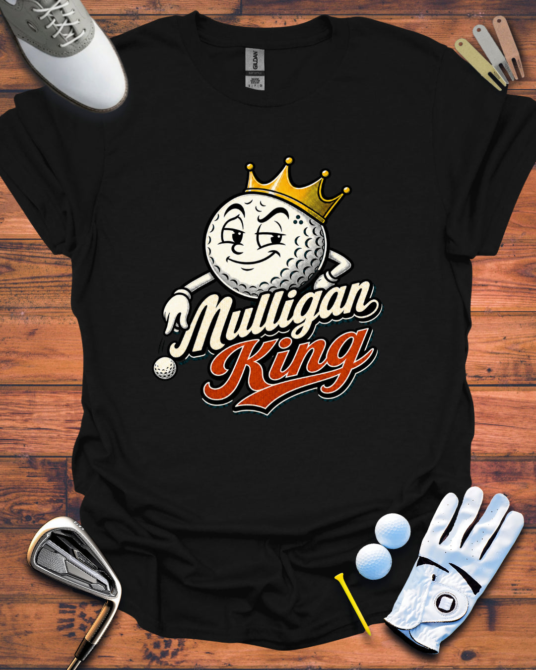Golf T-Shirt — "Mulligan King"