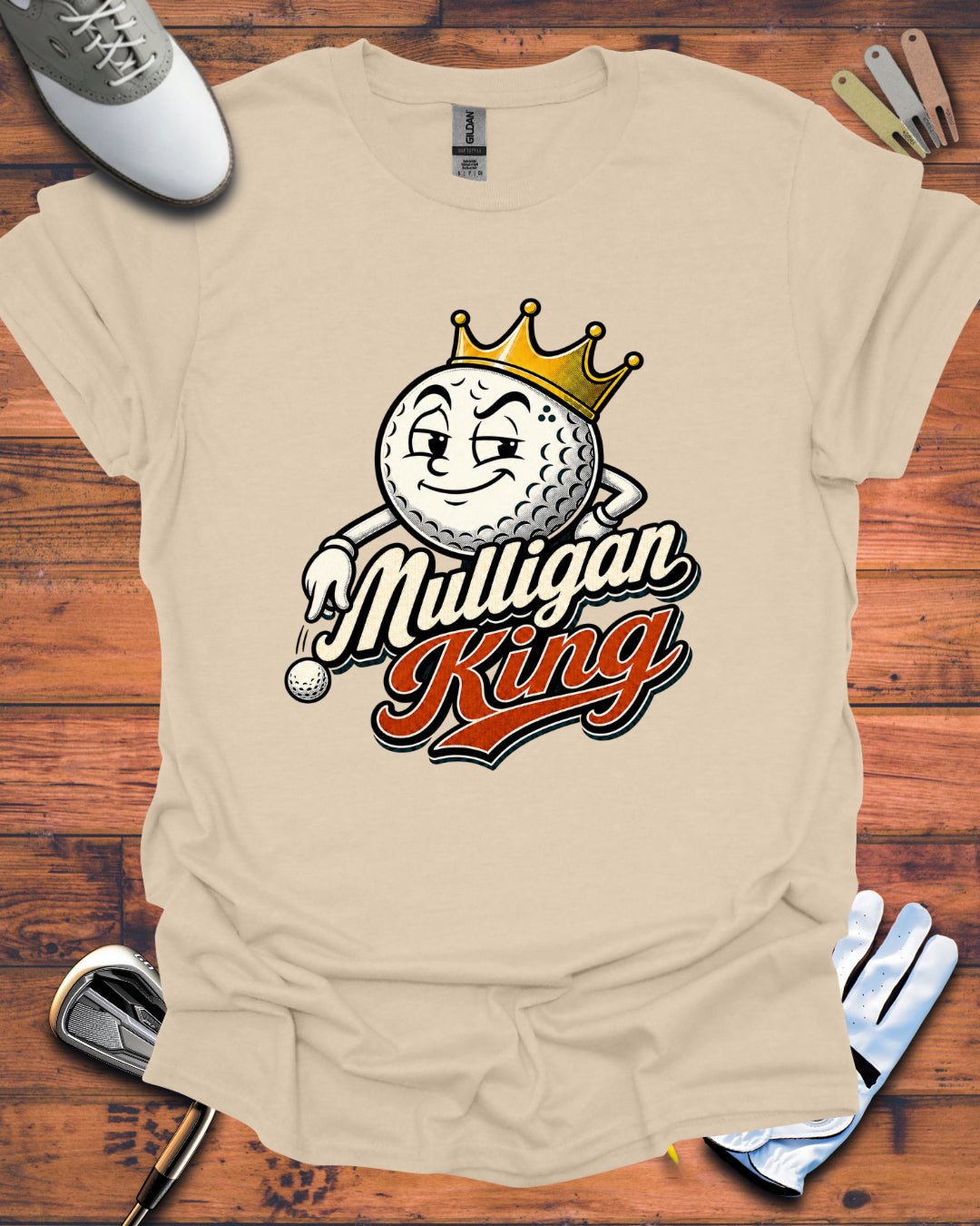Golf T-Shirt — "Mulligan King"