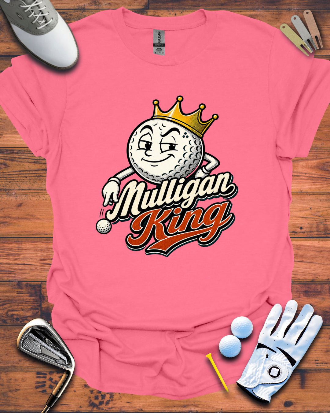 Golf T-Shirt — "Mulligan King"