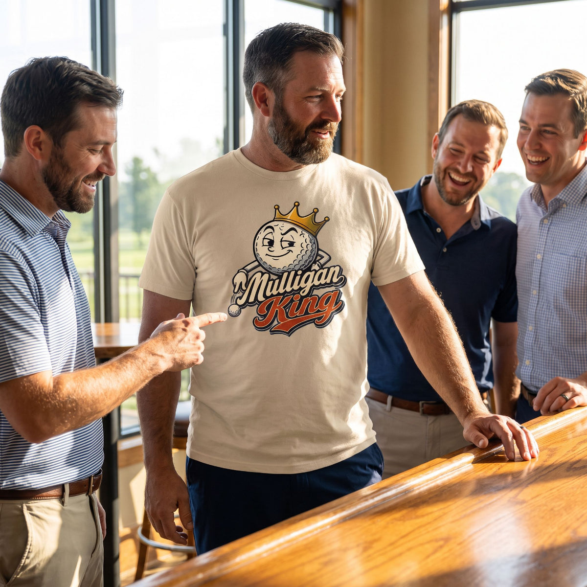 Golf T-Shirt — "Mulligan King"
