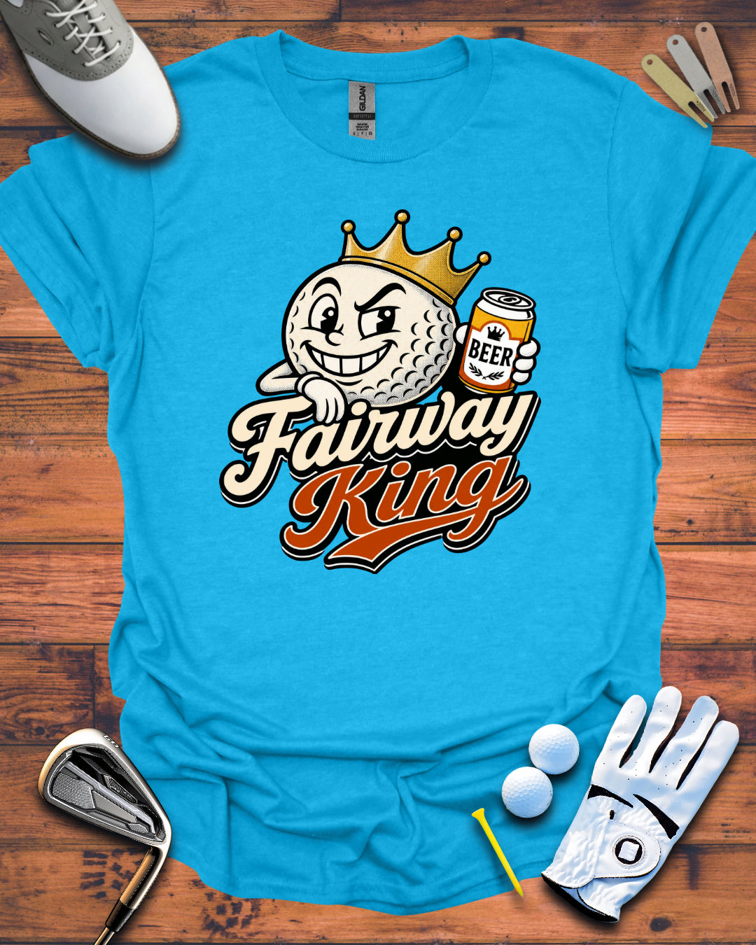 Fairway King - funny golf t-shirt