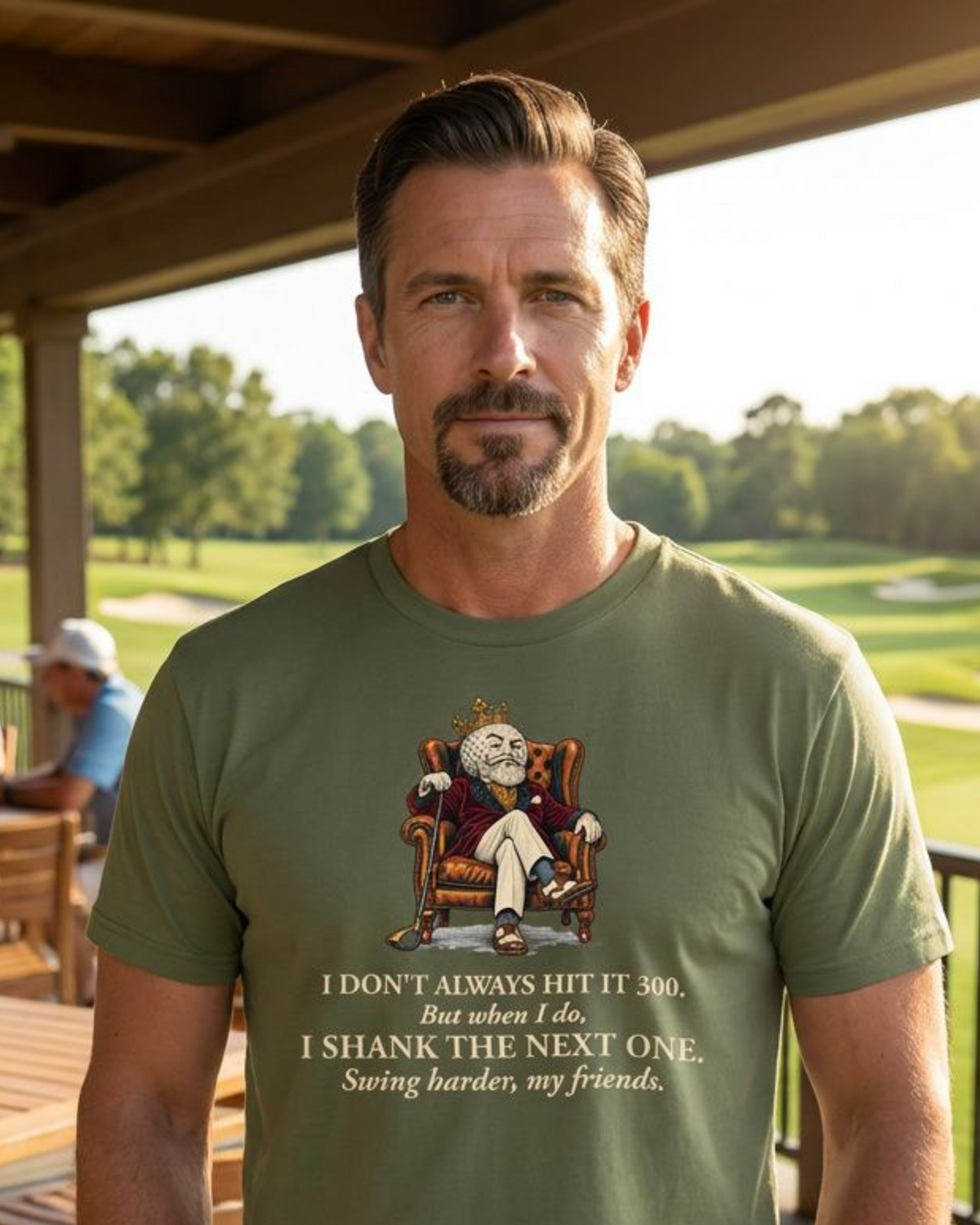 Swing Harder, My Friends - Funny Golf T-shirt
