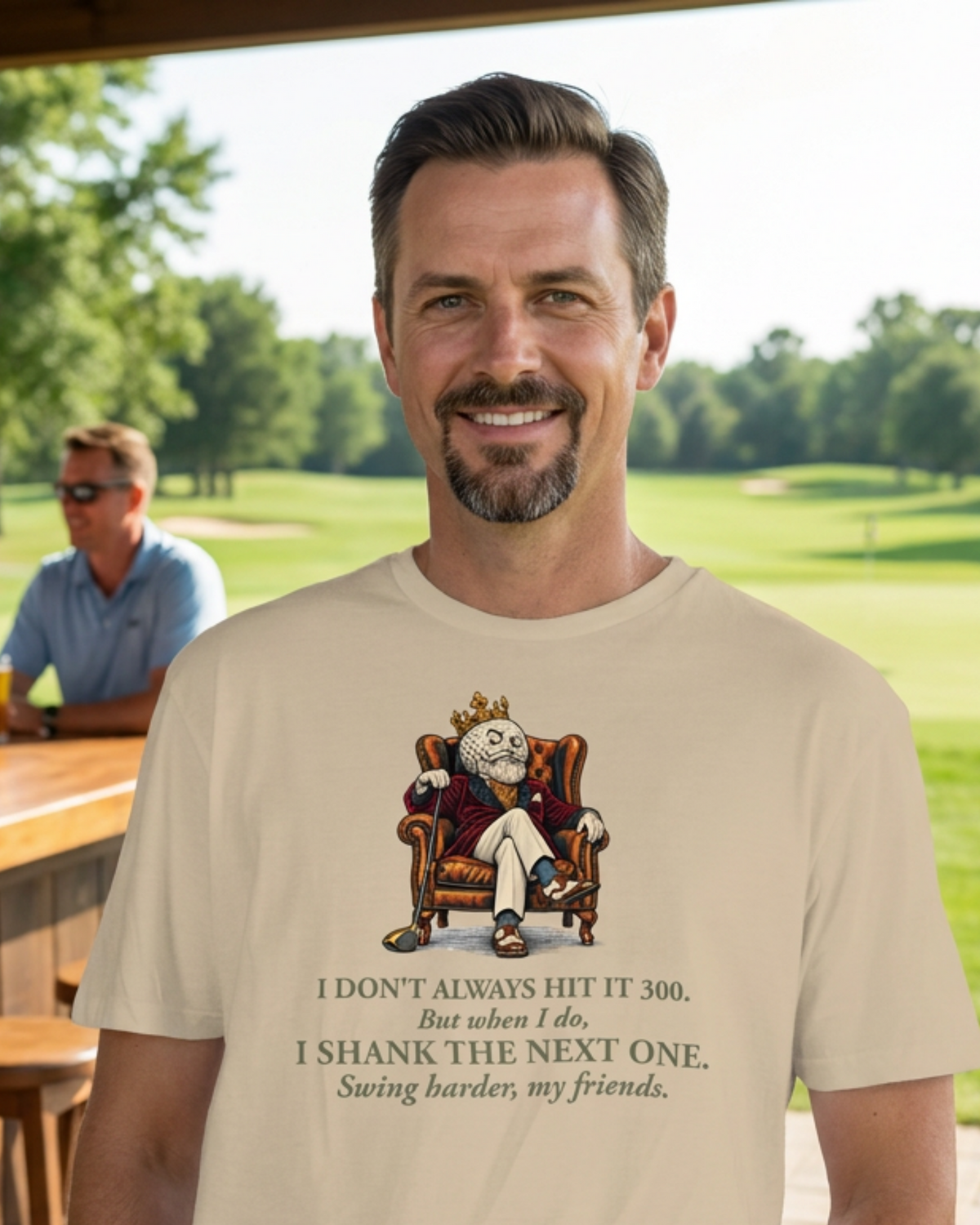 Swing Harder, My Friends - Funny Golf T-shirt