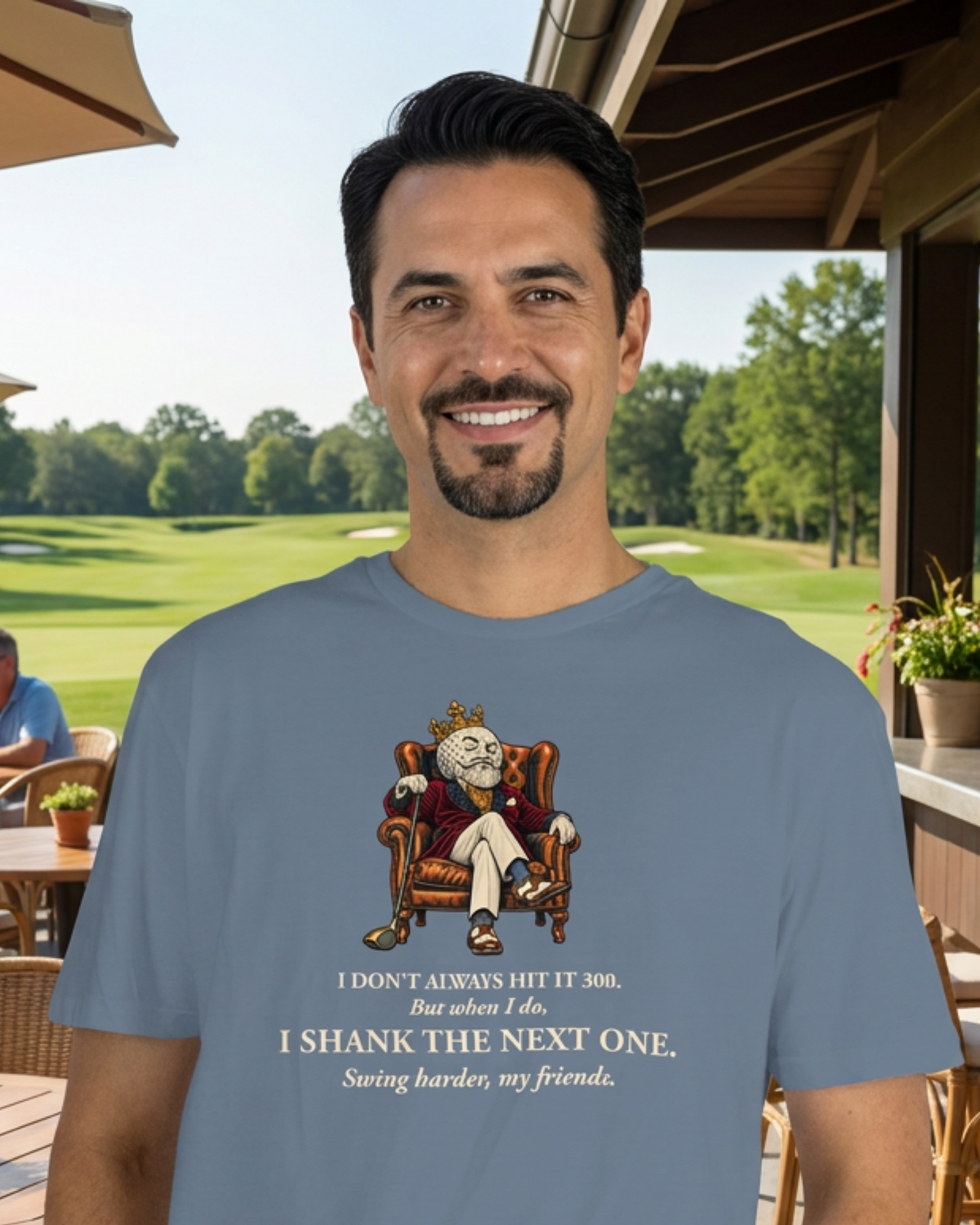 Swing Harder, My Friends - Funny Golf T-shirt
